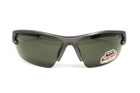 Защитные очки Venture Gear Tactical Semtex 2.0 Gun Metal (forest gray) Anti-Fog, чёрно-зелёные в оправе цвета темный металик - изображение 4
