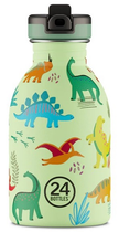 Butelka ​24Bottles Kids Collection Urban Bottle 250 ml Jurassic Frie (8059388260461) - obraz 1