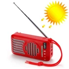 Bluetooth-колонка TG368, speakerphone, радио, солнечная батарея, red