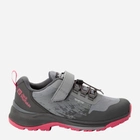 Дитячі кросівки для дівчинки Jack Wolfskin Villi Hiker Texapore Low K 4056831-2428 33 Сірий/Рожевий (4064993840483) - зображення 1