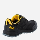 Підліткові кросівки для хлопчика Jack Wolfskin Woodland Texapore Low K 4042162-6055 35 Чорний/Жовтий (4064993186680) - зображення 4