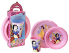Набір пластикового посуду Euromic Kids Lunch Set Disney Princess 3 шт (8412497512003) - зображення 3