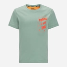Дитяча футболка для дівчинки Jack Wolfskin Villi T K 1609721-4215 92 см Зелена (4064993684148) - зображення 1