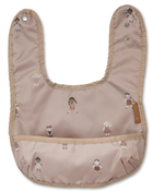 Нагрудник Smallstuff Eating Bib Small with Pocket Dolls з кишенею (5712352095157) - зображення 1