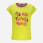 Дитяча футболка для дівчинки Jack Wolfskin Villi T G 1609741-4139 104 см Жовта (4064993684759) - зображення 1