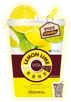 Маска для обличчя Mediheal Vita Lemon Lime Mask Освітлююча та заряджаюча енергією з лимоном і лаймом 20 мл (8809615055694) - зображення 1