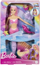 Lalka Syrenka Barbie Dreamtopia Kolorowa magia (0194735183630) - obraz 4