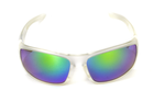 Открытыте защитные очки Swag CHILL'N (G-Tech™ green) зеркальные сине-зеленые - изображение 7