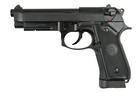 Страйкбольний пістолет M9A1 (CO2) — black [KJ WORKS] (для страйкболу) - зображення 1