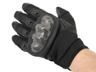 Тактические перчатки полнопалые Military Combat Gloves mod. IV (Size M) - Black [8FIELDS] - изображение 6
