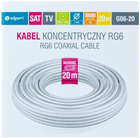 Kabel koncentryczny DPM RG6 1 mm CCA 20 m (5903876658328) - obraz 3