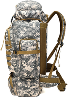 Военный Тактический Водонепроницаемый Штурмовой Рюкзак Большой Емкости U.S. Army M13P 70 л (Пиксель) - изображение 3