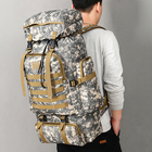 Военный Тактический Водонепроницаемый Штурмовой Рюкзак Большой Емкости U.S. Army M13P 70 л (Пиксель) - изображение 7