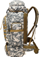 Военный Тактический Водонепроницаемый Штурмовой Рюкзак Большой Емкости U.S. Army M13P 70 л (Пиксель) - изображение 11