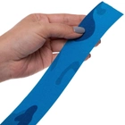 Кінезіо тейп стрічка пластир для кінезіологічного тейпування м'язів ніг спини шиї тіла 5 м х 3,8 см Kinesio tape блакитно-синій АН074 - зображення 4