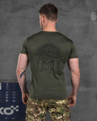 Тактическая потоотводящая футболка Odin game олива 3XL - изображение 6