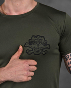 Тактическая потоотводящая футболка Odin game олива 2XL - изображение 9