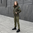 Куртка Pobedov Motive із липучками жіноча Хакі M OWku2 878Mkh - зображення 6