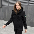Куртка Pobedov Motive із липучками жіноча Чорний XL OWku2 878XLba - зображення 4