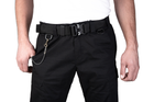 Тактичні штани SMILO cargo rip-stop black, L, 230 г кв м, 65% поліестер з еластаном/35% хлопок - зображення 3