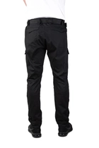 Тактичні штани SMILO cargo rip-stop black, XS, 230 г кв м, 65% поліестер з еластаном/35% хлопок - зображення 2