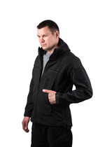 Тактична куртка SMILO soft shell black , M - изображение 1