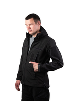 Тактична куртка SMILO soft shell black , M