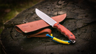 Компактный охотничий Нож из Углеродной Стали "Stand with Ukraine" BPS Knives - Нож для рыбалки, охоты, походов - изображение 6