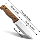 Компактный охотничий нож из нержавеющей Стали B1 SSHF BPS Knives - нож для рыбалки, охоты, походов - изображение 2