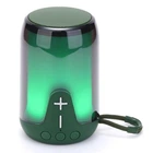 Bluetooth-колонка TG652 c RGB ПОДСВЕТКОЙ, speakerphone, радио, green