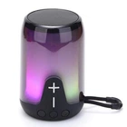 Bluetooth-колонка TG652 c RGB ПОДСВЕТКОЙ, speakerphone, радио, black