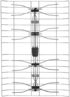 Zewnętrzna antena DPM HN16 siatkowa DVB-T i DVB-T2 bez wzmacniacza (5906881171240) - obraz 1