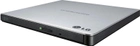 Зовнішній оптичний привід Hitachi-LG DVD-RW USB 2.0 Silver (GP57ES40) - зображення 1