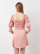 Сукня міні літня жіноча H&M 0932888 38 Рожева (KAY2000001102930) - зображення 3