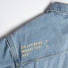 Дитяча джинсова куртка для хлопчика Cool Club CJB2412901 122 см Синя (5903977253859) - зображення 4