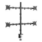 Кріплення для 4-х екранів Brateck LDT66-C048 настільне 17"-32" навантаження 36кг