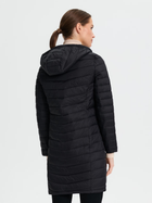 Куртка демісезонна довга з капюшоном жіноча Sinsay 7520A XS Чорна (5904620337902) - зображення 2