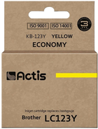 Tusz Actis do Brother LC123Y/LC121Y Standard 10 ml Yellow (KB-123Y)