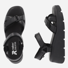 Жіночі сандалі RIEKER Evolution W1552-00 36 23.7 см Чорні (4061811423279) - зображення 7