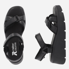 Жіночі сандалі RIEKER Evolution W1552-00 40 26.1 см Чорні (4061811423316) - зображення 7