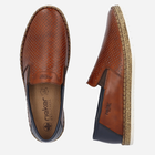 Espadryle męskie RIEKER B5279-24 42 27.4 cm Brązowe (4061811389957) - obraz 7