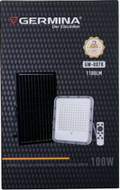 Акумуляторний прожектор з сонячною батареєю Germina Dorado 100 Вт 1100 лм (GW-0078) - зображення 7