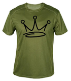 Футболка потоотводящая военная ВСУ с принтом "Корона" в оливе L - изображение 1