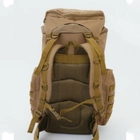 Армійський рюкзак тактичний 70 л Водонепроникний туристичний рюкзак. MJ-667 Колір: койот - зображення 10