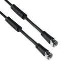 Коаксіальний кабель DPM тип F 5 м BMF24 чорний (5906881217726) - зображення 1