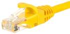 Патч-корд Netrack Cat 5e UTP 0.25 м Yellow (BZPAT025UY)