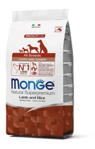 Сухой корм Monge Dog All breeds Puppy&Junior lamb&Rice для щенков всех пород со вкусом ягненка и риса