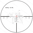Оптичний приціл Vector Optics CONTINENTAL X8 1-8X24 SFP ED TACTICAL (SCOC-T37) - изображение 3