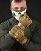Тактичні рукавички штурмові військові повнопалі ол M - зображення 2