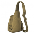 Рюкзак тактичний на одне плече AOKALI Outdoor A14 20L Sand - зображення 5